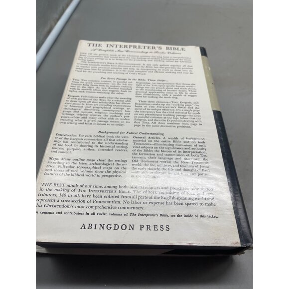 the interpreter's bible volume 7 hardcover book 1951 abingdon press READ - Picture 6 of 7